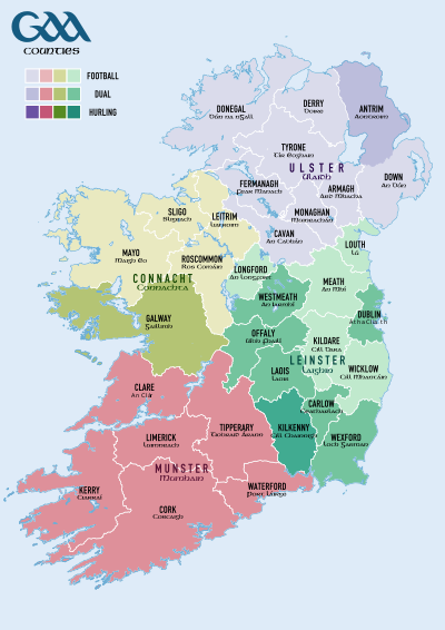 Contaetha na hÉireann – Counties of Ireland