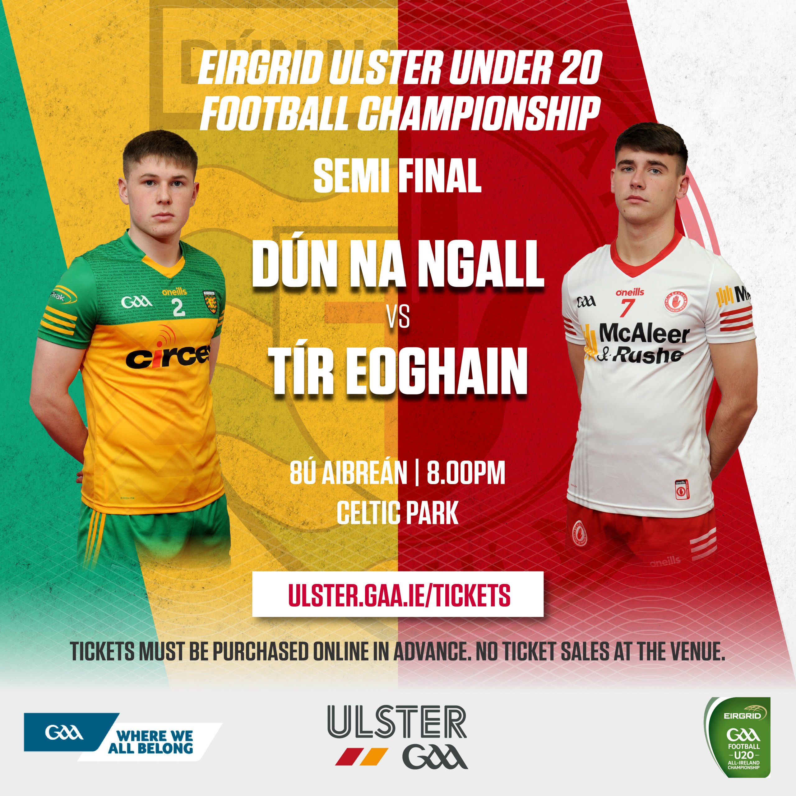 Important Information for Supporters going to U20 Semi Final