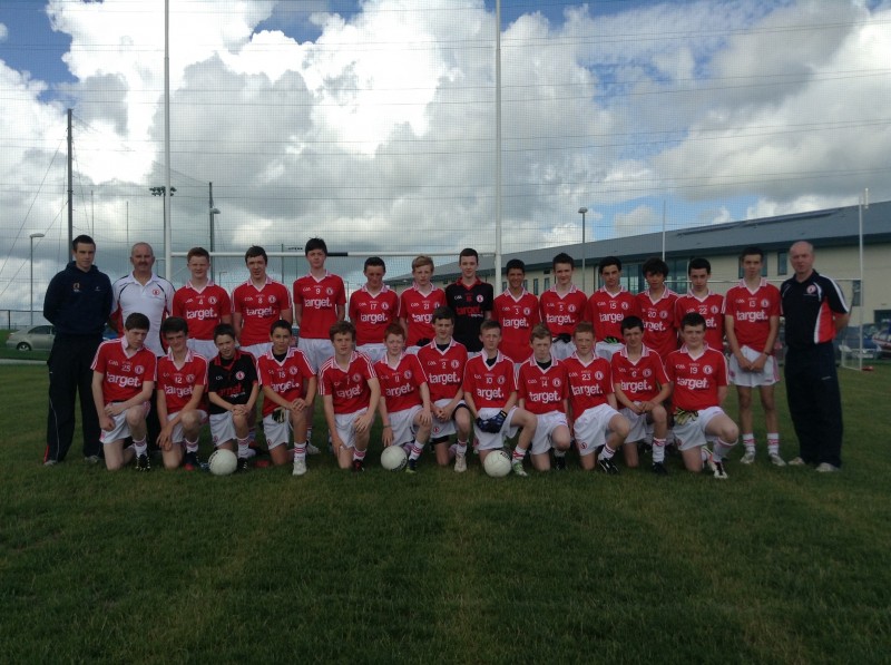 1. Tyrone U14 West 2013 pictured with Managers Neil McAleer, Barry Donnelly and Darragh McAnenly