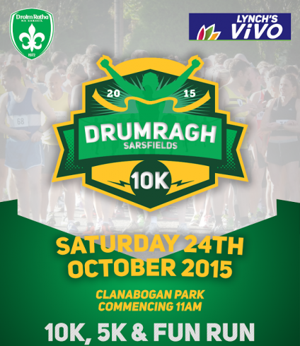 Drumragh 5K / 1OK Run + Walk on Sat 24th Oct