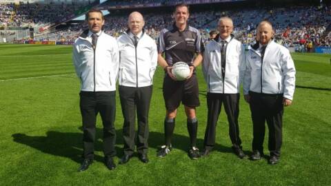 An Galbhaile Cumann na Piarsaigh Clubman Sean Hurson to Referee 2022All Ireland Football Final