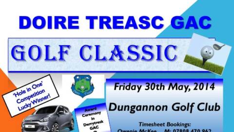 Doire Treasc ‘Fír an Chnoic’ Golf Classic – 30th May