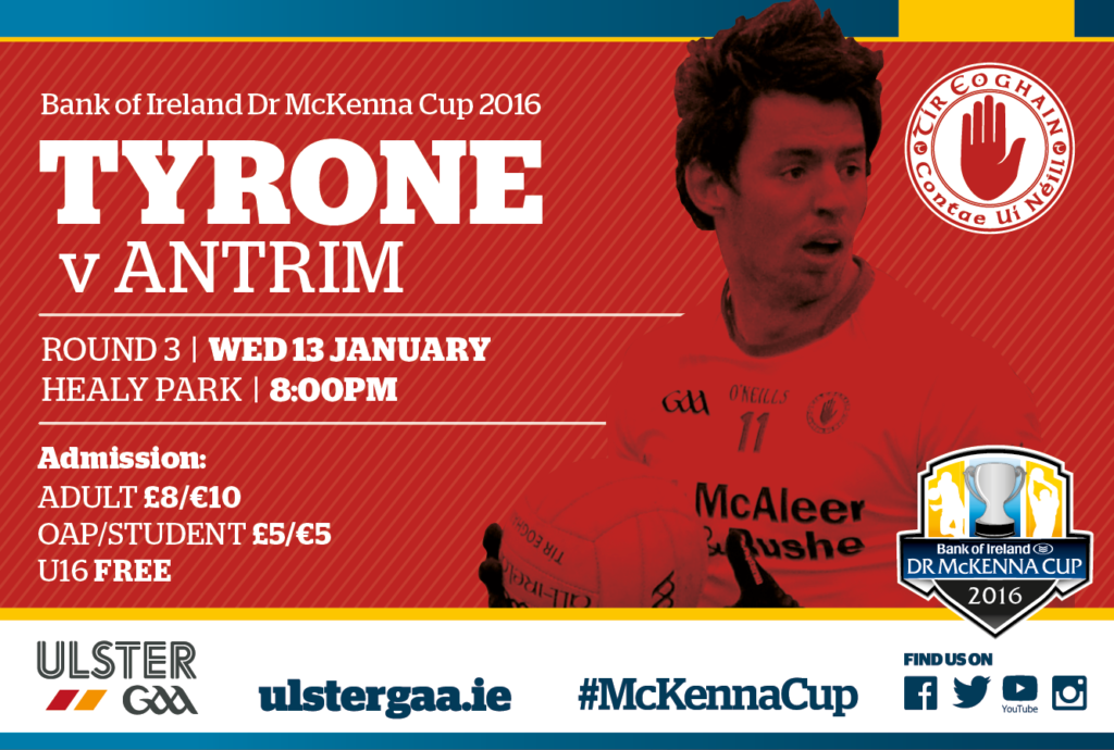Dr McKenna Cup Round 3 Tonight