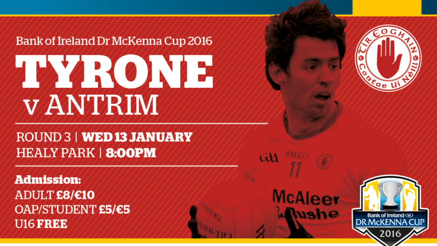 Dr McKenna Cup Round 3 Tonight
