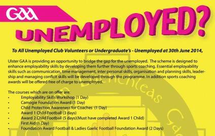 Opportunities for Unemployed / Club Volunteers