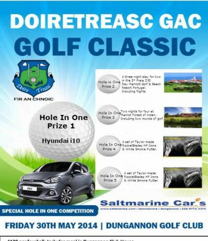 Derrytresk Golf Classic – Friday 30th May