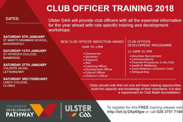 Ulster GAA Club Officer Development Programme