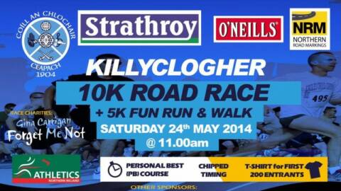 Killyclogher 10K – Saturday 24th May