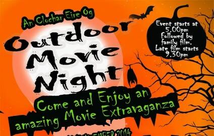 Clogher Eire Og Halloween Outdoor Movie night – Sat 1st November