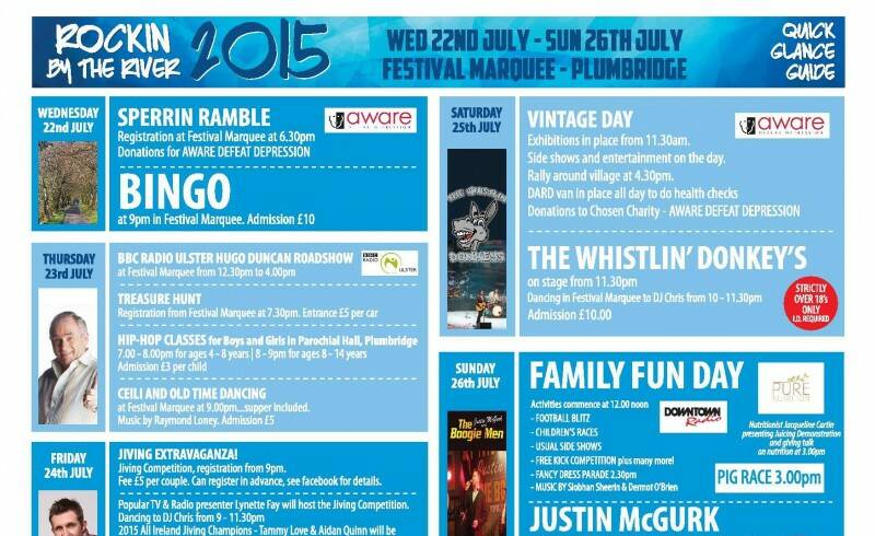 Glenelly Festival 22nd to 26th July