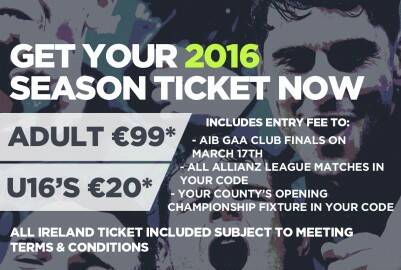 Season Ticket 2016 now available