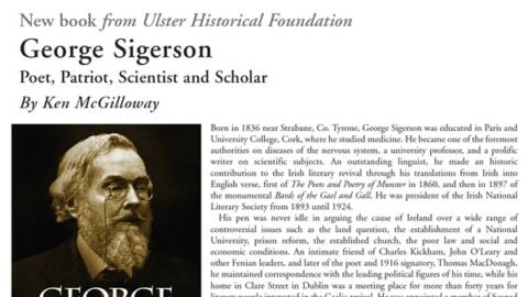 George Sigerson – Book Launch