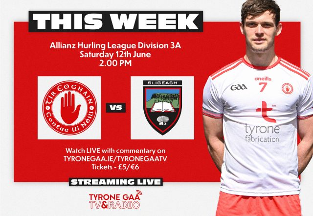 Tyrone GAA TV to Stream live the Tyrone V. Sligo NHL game on Sat 12th June