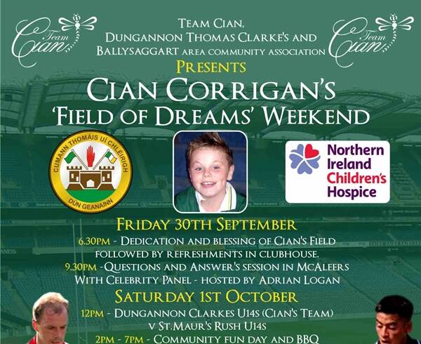 Cian Corrigan’s ‘Field of Dreams’ Weekend