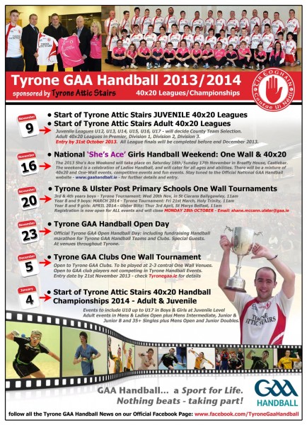 Tyrone GAA Handball New Season 2013 2014
