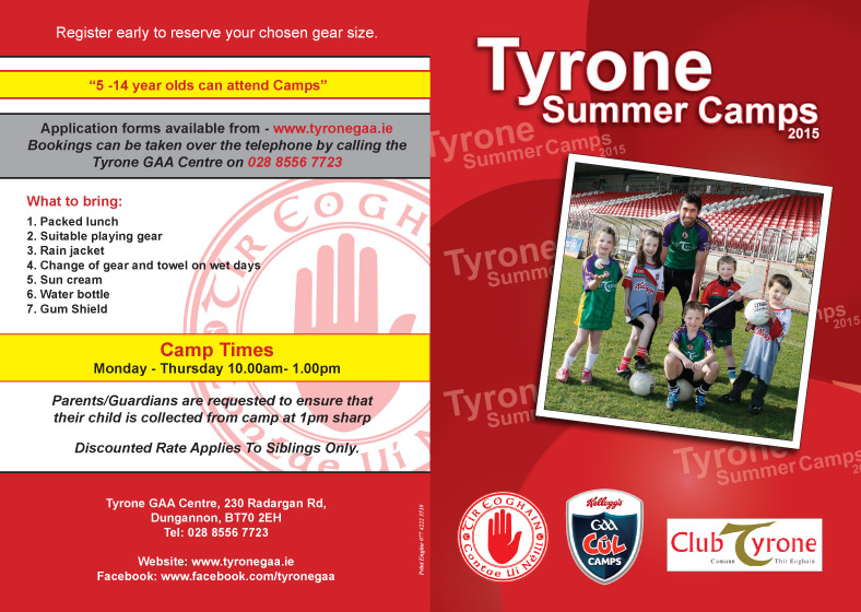 Tyrone Summer Camps A5-1