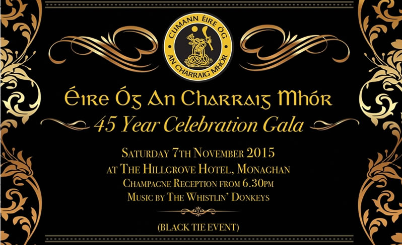 Cody and Carey confirmed for Eire Og Gala
