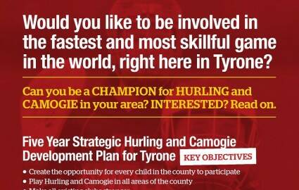 Hurling Development Plan Launch Thursday 26th November