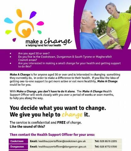 Health and Well Being – Make a change for 50+